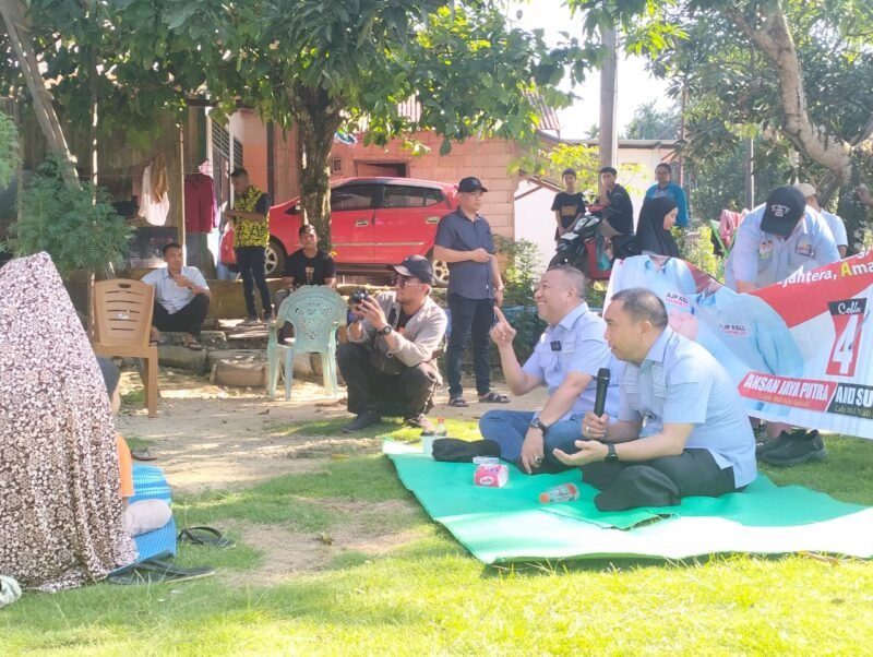 AJP-ASLI asli saat menyampaikan program di hadapan masyarakat Kelurahan Labibia. Foto : Ist