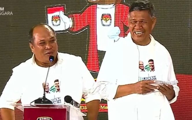 Pasangan calon Gubernur dan Wakil Gubernur Sultra nomor urut 1 Ruksamin-Sjafei Kahar. Foto: Ist