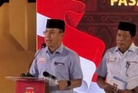 ASR-HUGUA saat memaparkan visi-misi dalam acara debat kandidat kedua: Foto:Ist