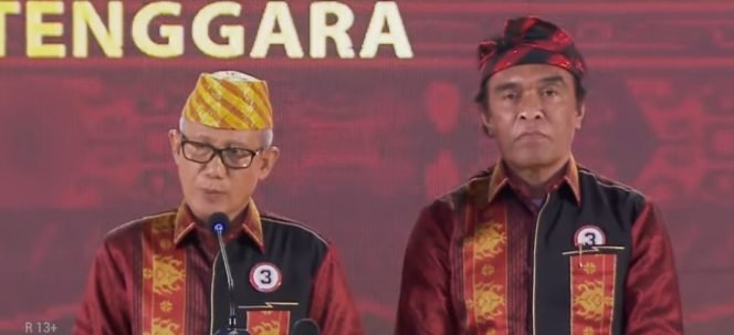 Calon Gubernur dan Wakil Gubernur Sultra nomor urut 3 Lukman Abunawas-La Ode Ida. Foto: Ist