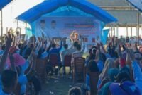Suasana kampanye dialogis ASR-HUGUA di Konawe Kepulauan. Foto: Ist