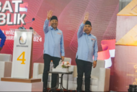 Pasangan calon Wali Kota dan Wakil Wali Kota Kendari nomor urut 4 Aksan Jaya Putra-Andi Sulolipu. Foto:Dok
