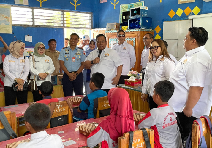 Kadis Sulta Kolaborasi Dengan Lanud Haluoleo Gelar Makan Sinag Bergizi Gratis 
