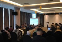Suasana kunker Komisi XII DPR RI di salah satu hotel di Kota Kendari yang sempat di dokumentasikan awak media. Foto: Ist
