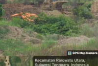 Aktivitas Pertambangan Emas di Desa Wumbubangka, Kecamatan Rarowatu Utara. Foto : IST.